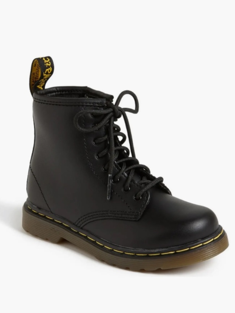 Dr. Martens Kids' 1460 Softy T Leather Lace-Up Boot